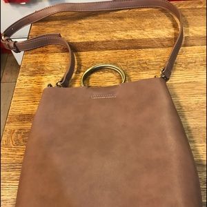 Thacker Light Brown purse from Anthropologie